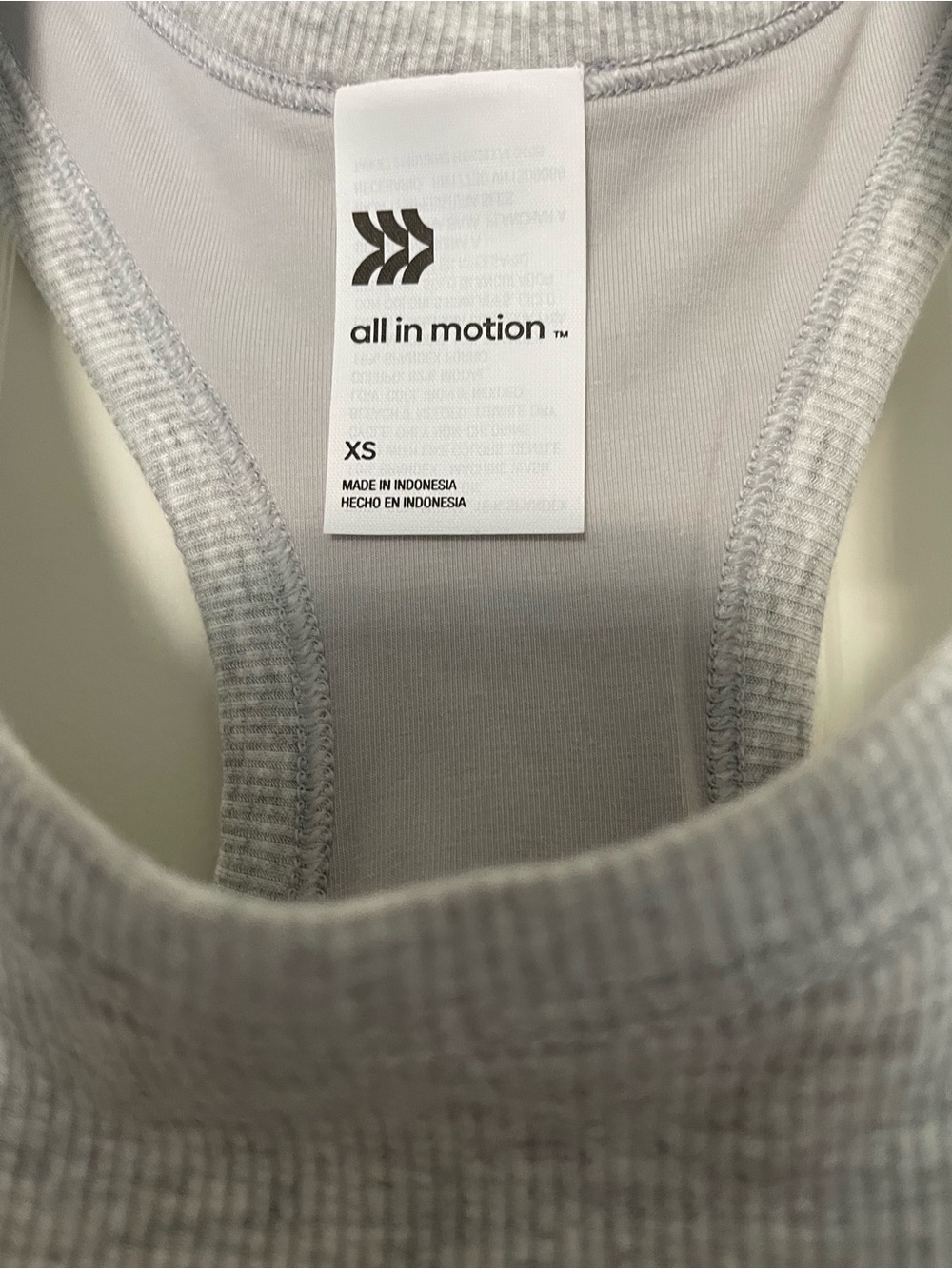 All in motion grey tank top - Picture 4 of 5